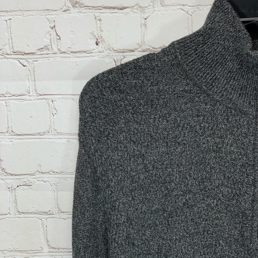 NWOT Calvin Klein Mock Neck Quarter Zip Sweater M - Picture 4 of 7